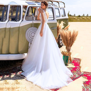 Bohemian Wedding Dress-Backless Lace Princess Wedding Dress | Wedding Dresses