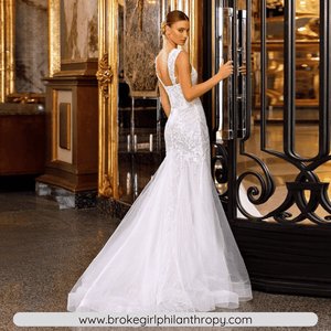 Mermaid Wedding Dress-Lace Vintage Wedding Dress Detachable Train | Wedding Dresses