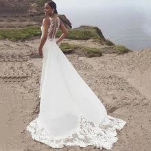 Load image into Gallery viewer, Mermaid Wedding Dress- Backless Lace Mermaid Wedding Dress | Wedding Dresses
