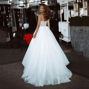 Simple Wedding Dress-Modern Sweetheart Beach Wedding Dress | Wedding Dresses