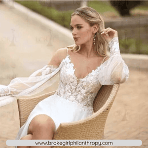 Beach Wedding Dress-Off Shoulder Floral Lace Wedding Dress | Wedding Dresses