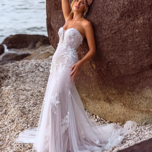 Mermaid Wedding Dress-Off Shoulder Lace Mermaid Wedding Gown | Wedding Dresses