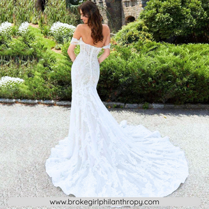 Mermaid Wedding Dress-Backless Off The Shoulder Wedding Gown | Wedding Dresses