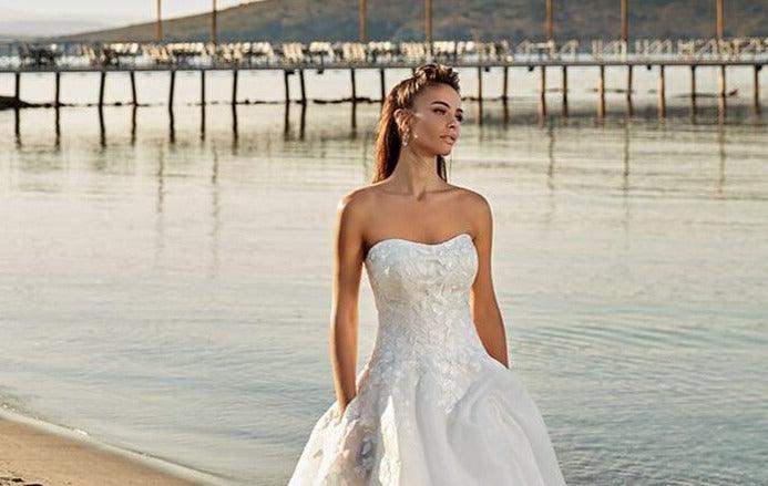 Beach Wedding Dress-Princess Ruffles Wedding Dress Pockets | Wedding Dresses