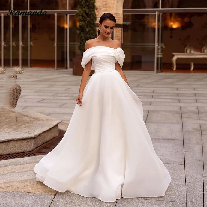 Princess Bridal Gown-Off Shoulder Princess Wedding Dress | Wedding Dresses