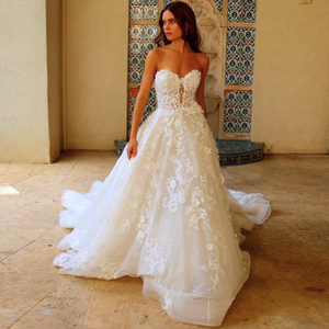 Princess Wedding Dress-Romantic Strapless Beaded Wedding Gown | Wedding Dresses