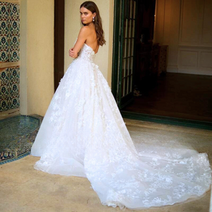 Princess Wedding Dress-Romantic Strapless Beaded Wedding Gown | Wedding Dresses