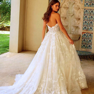 Princess Wedding Dress-Romantic Strapless Beaded Wedding Gown | Wedding Dresses