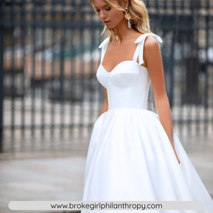 A Line Wedding Dress-Sweetheart Lace Up Wedding Dress | Wedding Dresses