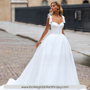 A Line Wedding Dress-Sweetheart Lace Up Wedding Dress | Wedding Dresses