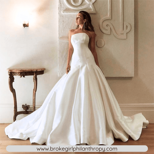 Strapless Puffy Wedding Dresses