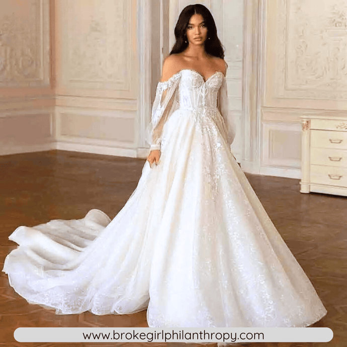 Lace Wedding Dress-Backless Strapless Vintage Wedding Dress | Wedding Dresses