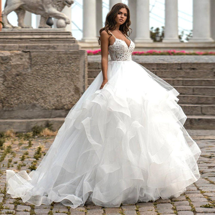 Lace Ball Gown Wedding Dress- Sexy Wedding Dress | Wedding Dresses