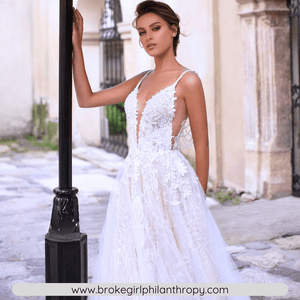 Vintage Wedding Dress-Backless Lace Wedding Dress | Wedding Dresses