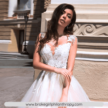 Load image into Gallery viewer, Lace Wedding Dress-Sexy Illusion Wedding Dress-Chapel Train | Wedding Dresses
