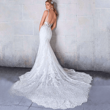Load image into Gallery viewer, Mermaid Wedding Dress-Sexy Lace Backless Beach Bridal Gown | Wedding Dresses
