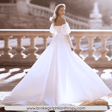 Load image into Gallery viewer, Mermaid Wedding Dress-Long Sleeve Lace Mermaid Wedding Dress | Wedding Dresses
