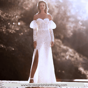 Mermaid Wedding Dress-Long Sleeve Lace Mermaid Wedding Dress | Wedding Dresses