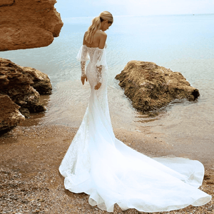 Mermaid Wedding Dress-Vintage Beach Wedding Dress | Wedding Dresses