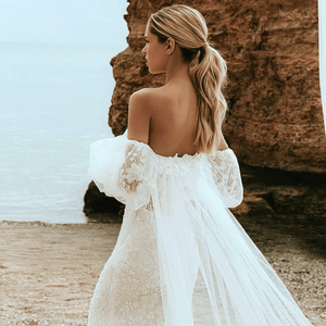 Mermaid Wedding Dress-Vintage Beach Wedding Dress | Wedding Dresses