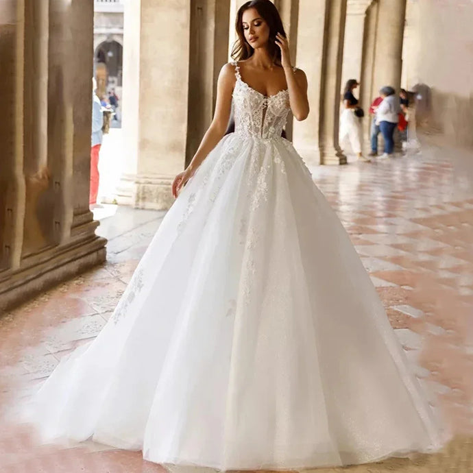 Sexy Princess Puffy Lace Wedding Dress Broke Girl Philanthropy
