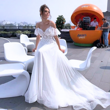 Load image into Gallery viewer, Sexy Wedding Dress-Sweetheart Ruffles Backless Chapel Train | Wedding Dresses

