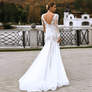 Mermaid Wedding Dress-Sexy Backless Lace Vintage Wedding Dress | Wedding Dresses