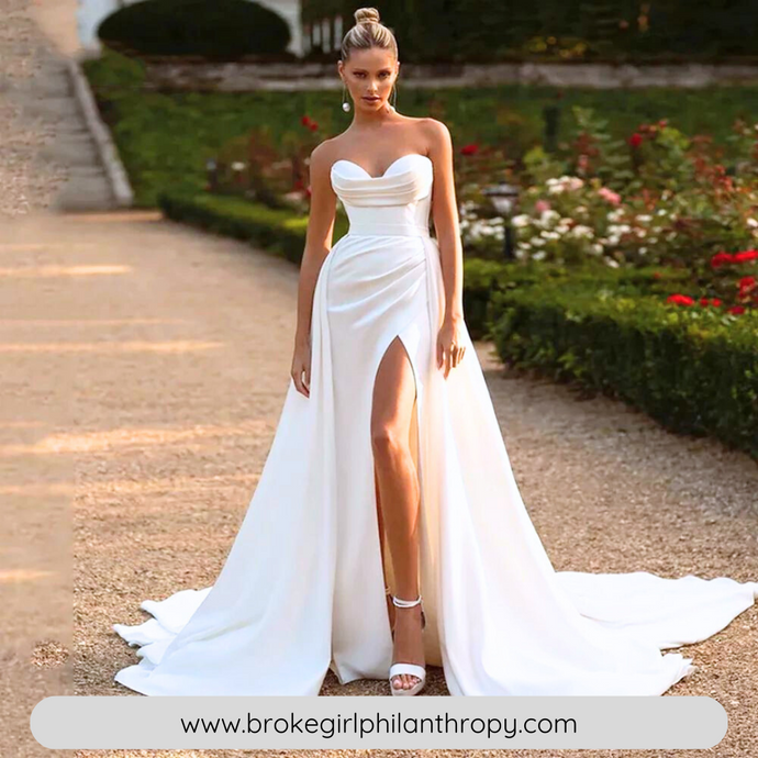 Sexy Wedding Dress-Off Shoulder Strapless Beach Wedding Dress | Wedding Dresses