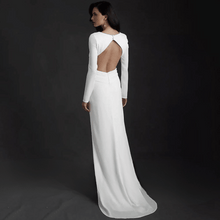 Load image into Gallery viewer, Sexy Wedding Dress-Simple Bare Waist Wedding Dress-Open Back Broke Girl Philanthropy
