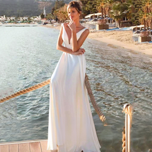 Load image into Gallery viewer, Simple Wedding Dress-A Line Backless Beach Wedding Dress | Wedding Dresses
