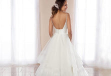 Load image into Gallery viewer, Simple Beach Wedding Dress | Ruffled Backless Beach Bridal Gown Broke Girl Philanthropy
