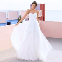 Load image into Gallery viewer, Beach Wedding Dress-Simple Sweetheart Beach Wedding Gown | Wedding Dresses
