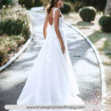 Load image into Gallery viewer, Lace Beach Wedding Dress-Simple Sweetheart Wedding Dress | Wedding Dresses
