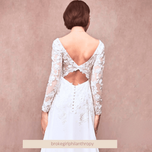 Load image into Gallery viewer, Bohemian Wedding Dress-Simple Lace Beach Wedding Dress | Wedding Dresses
