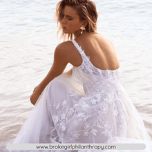 Load image into Gallery viewer, Beach Wedding Dress-Bohemian Backless Wedding Dress | Wedding Dresses
