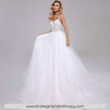 Load image into Gallery viewer, Beach Wedding Dress-Sweetheart A Line Lace Wedding Dress | Wedding Dresses
