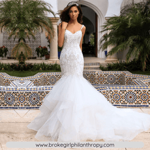 Load image into Gallery viewer, Mermaid Wedding Dress-Sweetheart Backless Lace Wedding Dress | Wedding Dresses
