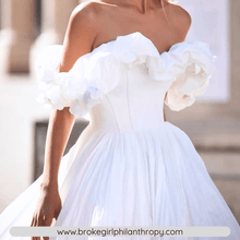 Load image into Gallery viewer, Backless Wedding Dress-Sweetheart Puffy Skirt Bridal Gown | Wedding Dresses
