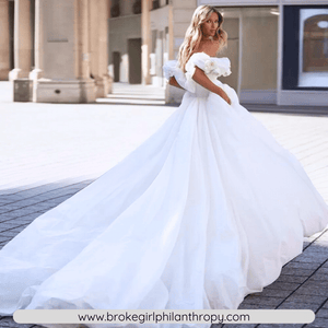 Backless Wedding Dress-Sweetheart Puffy Skirt Bridal Gown | Wedding Dresses