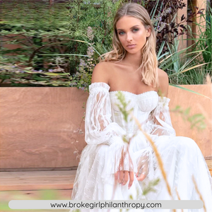 Beach Wedding Dress-Sweetheart Detachable Puff Sleeves | Wedding Dresses