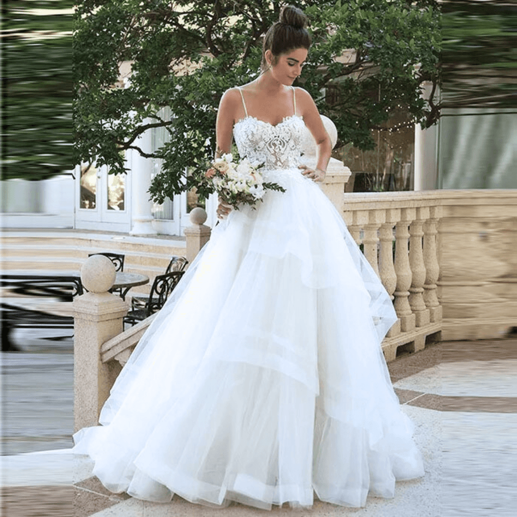 Beach Wedding Dress-Sweetheart Lace Wedding Dress | Wedding Dresses