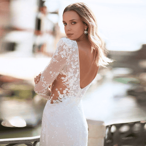 Mermaid Wedding Dress-Long Sleeve Lace Wedding Dress | Wedding Dresses