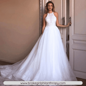 Vintage Lace Wedding Dress- Backless O Neck Bridal Gown | Wedding Dresses