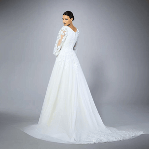 Vintage Wedding Dress- Lace Lantern Sleeve Bridal Gown | Wedding Dresses