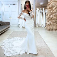 Load image into Gallery viewer, Mermaid Wedding Dress-Vintage Lace Mermaid Bridal Gown | Wedding Dresses
