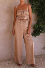 Load image into Gallery viewer, Wide Leg Pants Set | Ruffled Sleeveless Top and Pants
