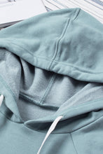 Load image into Gallery viewer, Blue Kangaroo Pocket Oversized Hoodie with Slits | Tops/Sweatshirts &amp; Hoodies
