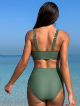 Load image into Gallery viewer, Womens Swimsuit-Plunge Wide Strap Two-Piece Swim Set | swimsuit
