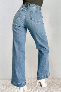 Blue Jeans | Straight Blue Jeans with Pockets