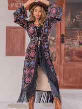 Load image into Gallery viewer, Bohemian Fringe Open Front Cardigan
